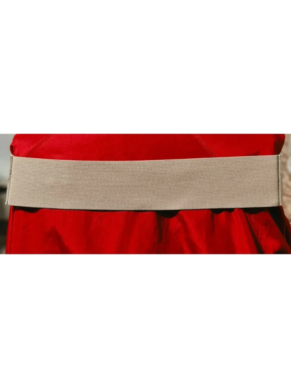 Tan Wide Corset Belt with Hook Loop Closure Size 2X NWT